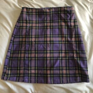 Brandy Melville plaid Cara skirt